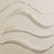 Ekena Millwork 19 5/8in. W x 19 5/8in. H Wave EnduraWall Decorative 3D Wall Panel Covers 2.67 Sq. Ft. WP20X20WVEPE - alternate 1